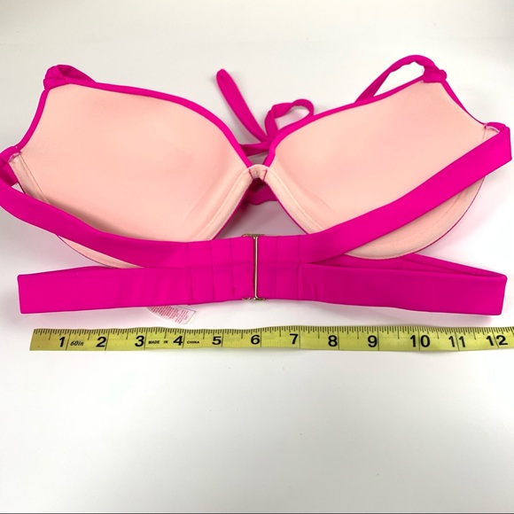 Victorias Secret Bikini Top 36C Hottie Halter Pink - Picture 5 of 15